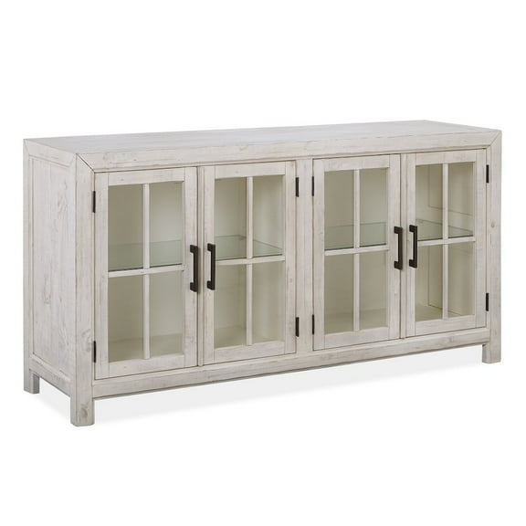 Magnussen D4436 Bronwyn Buffet Curio in White