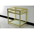 thumbnail image 2 of Kingston Brass Vsp3122b 31" Wide X 30" High Console Stand - Brass, 2 of 6