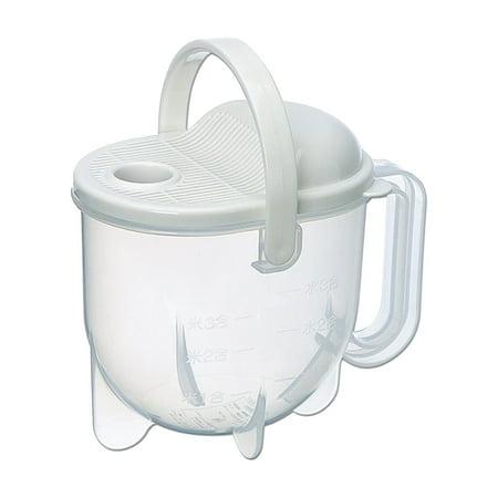

Tool Box Rice Washer Strainer Bowl Portable Rice Cleaner Strainer Kitchen Colander with Handle for Rice Beans Grapes and Small Tomatoes Clearance