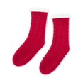 thumbnail image 2 of Spencer Women's Thicker Warm Fuzzy Socks Fleece Lined Slipper Socks Grippers Winter Warm Cozy Socks Home Non Slip Socks Christmas Gift, Wine Red, 2 of 12