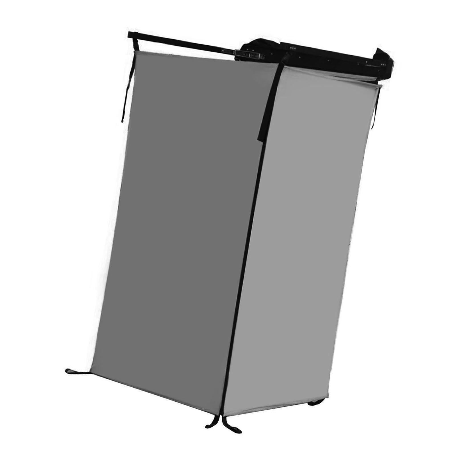 TTETTZ Vehicle Side Shower Tent,Changing Dressing Room Hiking Bathroom Overland Outdoor Toilet Stall for Long Road Trips, Van ,Beach Gray