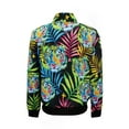 thumbnail image 2 of Men's Jungle Tiger Track Suits 2 Piece Sweatsuit Set ST802 - Black - 4X-Large, 2 of 6