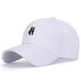 thumbnail image 1 of New Women Men Baseball Cap Spring Summer Female Letter Embroidery Student Sun Hat Male Lady Casual Outdoor Cap Hat For Women MenOne Size He Qiyong unisex, 1 of 2