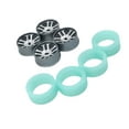 thumbnail image 1 of fastboy Aluminum Alloy RC Car Wheel Rims Drift For Wltoys 1/28 K969 Alloy RC Wheel Tires Model Car Upgraded Part Metal Titanium color 1Set, 1 of 6