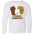 thumbnail image 3 of Inktastic I Love S'mores Long Sleeve Youth T-Shirt, 3 of 5