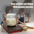 thumbnail image 6 of HIBIBUD Sourdough Starter Warmer,Precise 1°F Thermostat (70–100°F),Warming Mat with Timer for Bread Fermentation & Yogurt Warming Mat for Food, 6 of 7