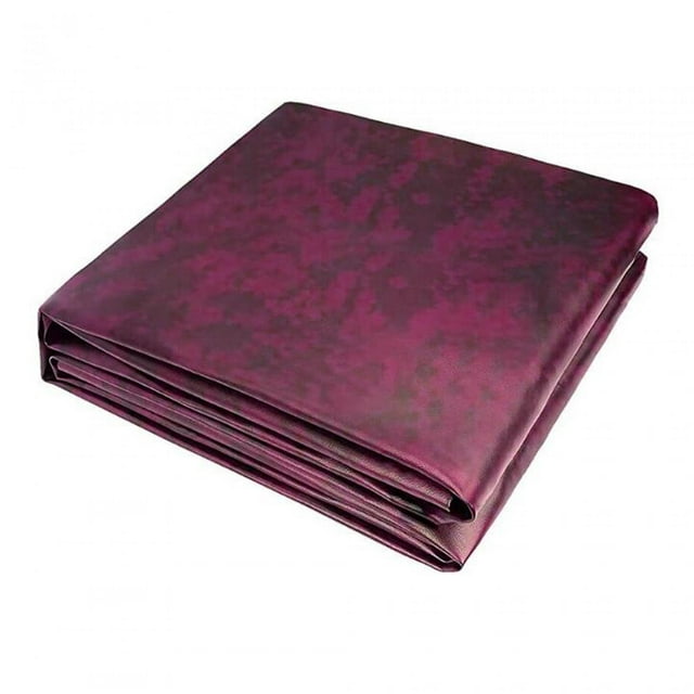 jinwen Housse de Table de Billard, Housse de Pluie Robuste, Imperméable, Protectrice pour Table de Billard, Bordeaux, 7 Pieds