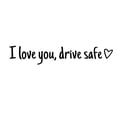 thumbnail image 1 of Drive Stickers 11 X 2 Cm I You Drive Heart Sticker Rear View Sticker Sticker for Rear View, 1 of 8