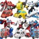 thumbnail image 4 of Figuras de acción de TransFormers para niños, Juguetes de TransFormers, Robot, coche ABS, modelo de avión Fresco, colección de dinosaurios, 18CM, 4 of 4