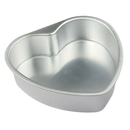 

Flash Deals! Jiiey Baking Supplies Kitchen Gadgets 10 Inch Aluminum Heart Shaped Cake Pan Set Diy Baking Tool with Removable Bottom 1*Cake Mold