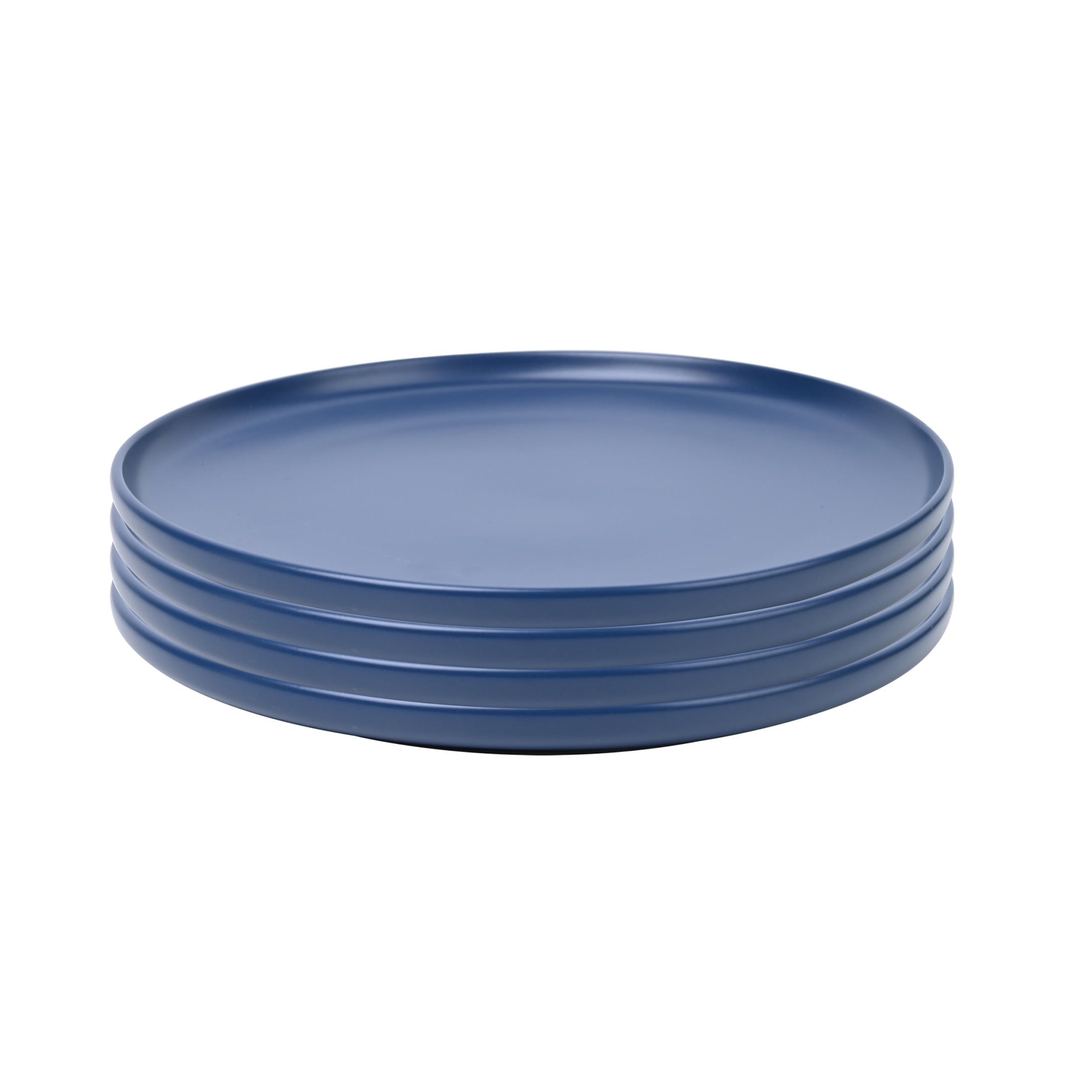 Mainstays Alessandra Matte Blue Stoneware Salad Plate