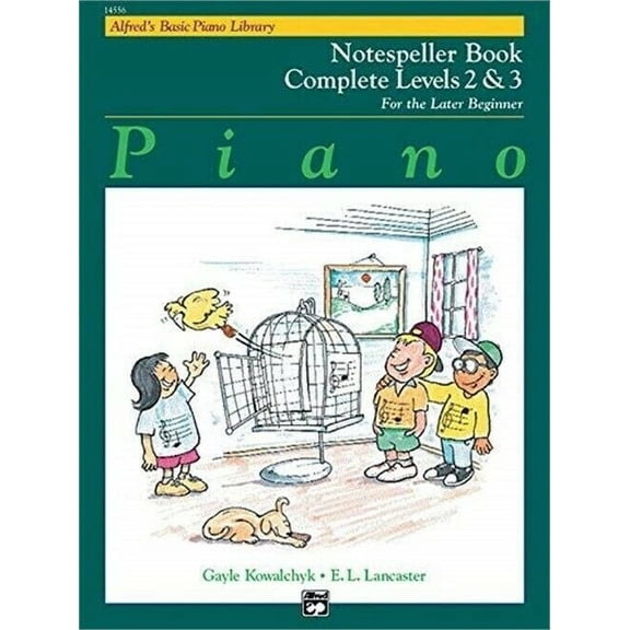 Alfred's Basic Piano Course: Notespeller Book Complete 2 & 3