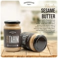 thumbnail image 6 of Organic Whole Sesame Tahini Butter - Stone-Ground Paste, Unhulled, Unsalted, Non-GMO, Gluten-Free, Kosher, Vegan, Organic, Peanut-Free, 11.6 Ounce Glass Jar (2-Pack), 6 of 10