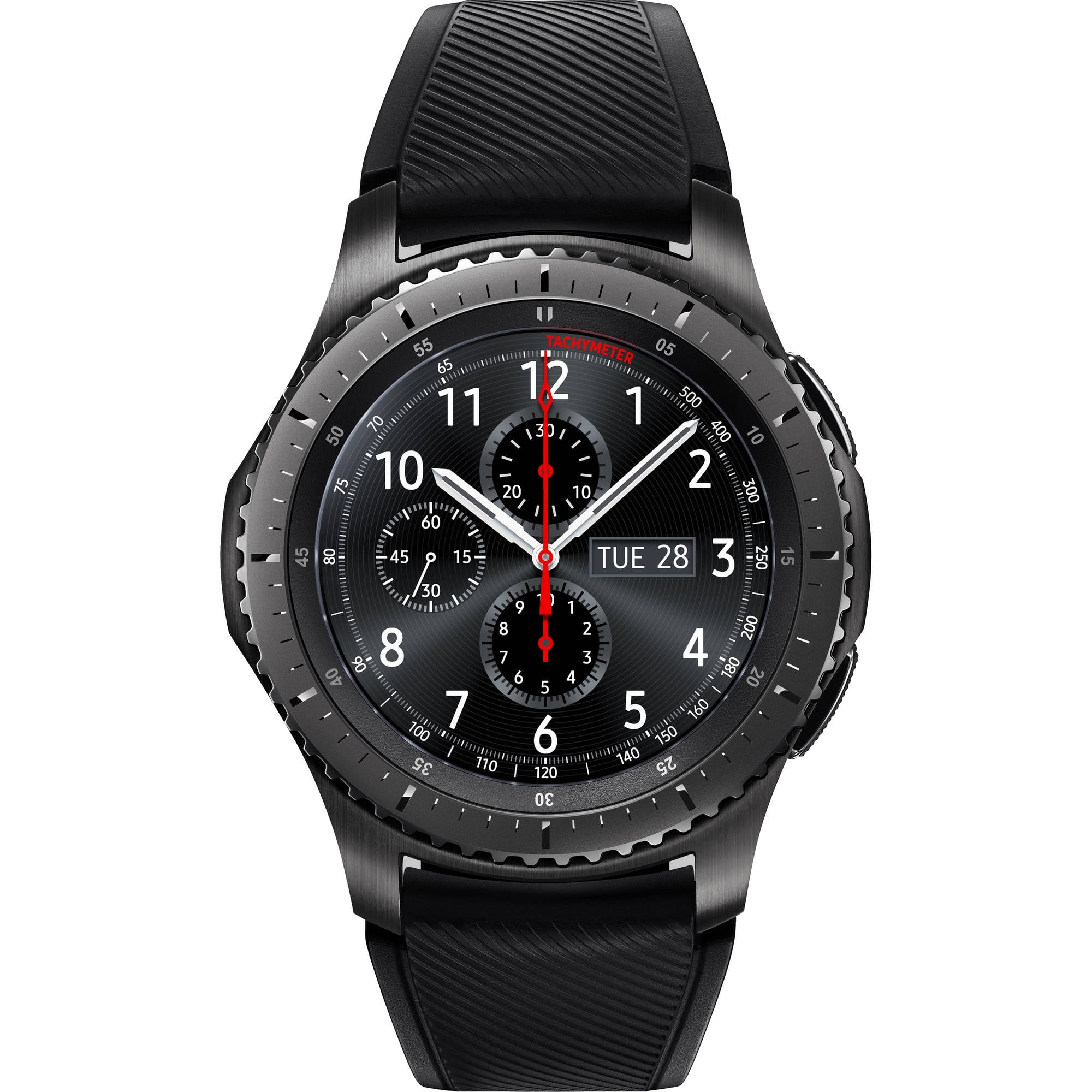struik partitie lening SAMSUNG Gear S3 Frontier Smart Watch Black 46mm - SM-R760NDAAXAR -  Walmart.com