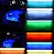 Voiture Automobile Lumières Décoratives Colorées Cool LED Néon Lampe d'Intérieur Bande Télécommande Automobile – image 3 sur 9