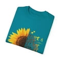 thumbnail image 3 of Registered Nurses Medical Practitioner Cute Men Women Cool Nurse Appreciation Sunflower Gift Unisex Garment-Dyed T-shirt, 3 of 4