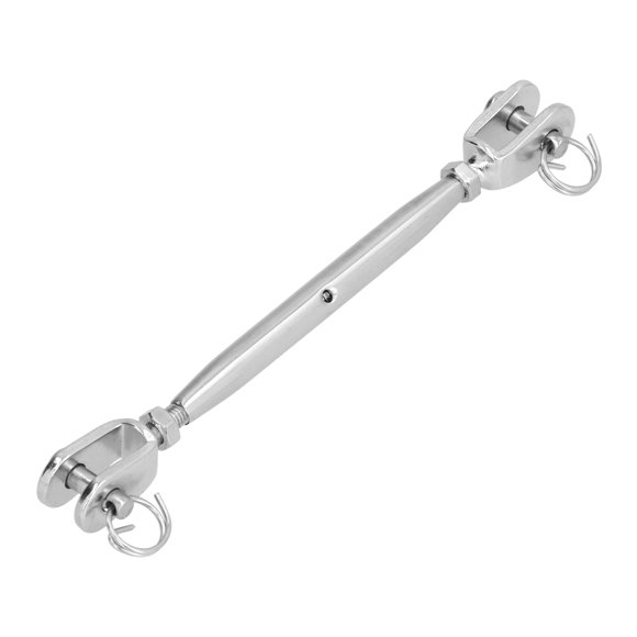 CHICIRIS Stainless Steel Cable Railing Kit Turnbuckle Hook and Eye Cable Wire Rope Tension,Stainless Steel Cable Railing Hardware Kit,Stainless Steel Rope Tensioner