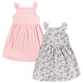 thumbnail image 1 of Hudson Baby Vestidos de algodón para niñas con estampado floral de 3 a 6 meses (M), 1 of 1