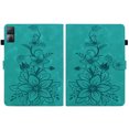 thumbnail image 3 of XYX for Redmi Pad 10.61 inch Case, PU Leather Slim Folio with Multi-Angle Stand - Green Lily Flower, 3 of 7