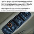 thumbnail image 3 of Car Window Switch Button Covers for Mercedes-Benz ML GL R Class W164 X164 W251 Power Window Master S, 3 of 5