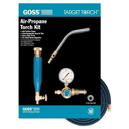 Goss Target Air-Propane Torch Outfits, 1/2 in, Propane, Soldering; Brazing - 1 KT (328-KLP-4)