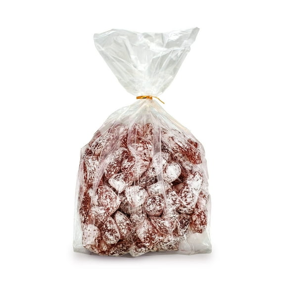 Clear Gusseted Poly Bags, 6 x 3 x 15 Inch. Pack of 50 Gusseted Plastic Bags 1 Mil Thick for Favors with Open Top. Clear Plastic Bags for Packaging Cookies, Popcorn, Candies, Homemade Bread