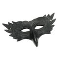 thumbnail image 1 of Máscara de cabeza de águila para Halloween, accesorio de media cara, diseño para fiestas, accesorios de cosplay Negro, 1 of 9