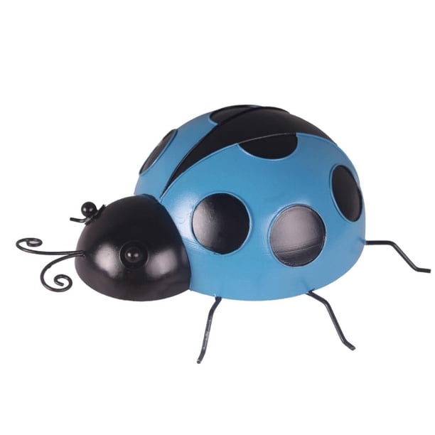 Figura decorativa de escarabajo para jardín de hadas, decoración para casa de muñecas, juguetes para niños 9cm
