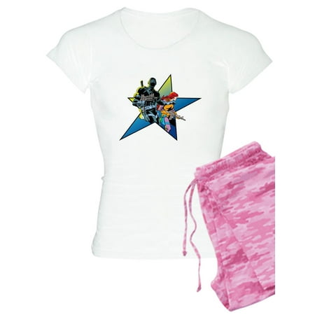 

CafePress - G.I. Joe Snake Eyes And Scarle - Women s Light Pajamas