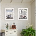 thumbnail image 2 of TrendyDecor4U Romantic Bicycles 2-Piece Vignette Wall Art V538-226G, 2 of 4