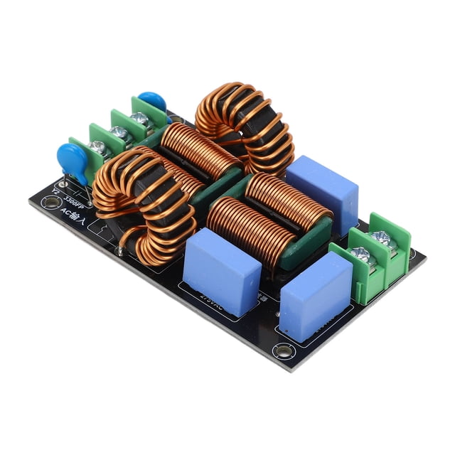 Power Supply Filter Board, Enhance Resolution Single Phase EMI Filter AC 110V-250V for Amplifier