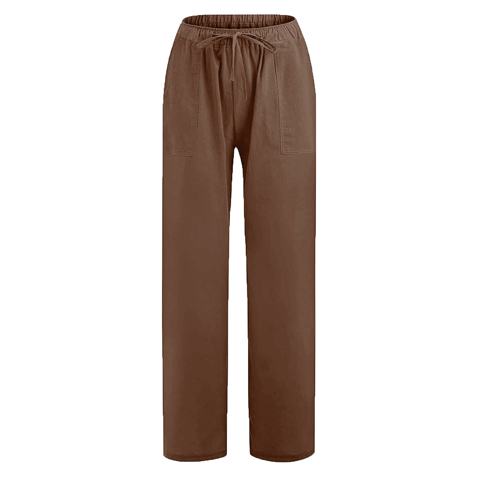 Women Pants Clearance Clothing Clearance Womens Pants Clearance Pant for Women Women's Cotton Linen Solid Long Pants