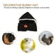 thumbnail image 2 of Met Bunny Hat Pet Rabbit Photo Prop De Bunny Bunny Christmas Halloween Conejito, 2 of 6