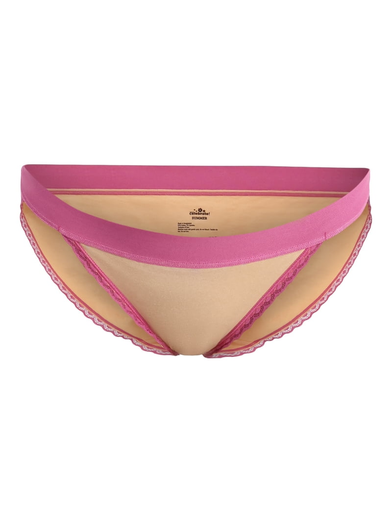 2 Pairs 100% Silk Bikini Underwear - Mens & Womens Shiny Oil Knickers Panties Beachwear