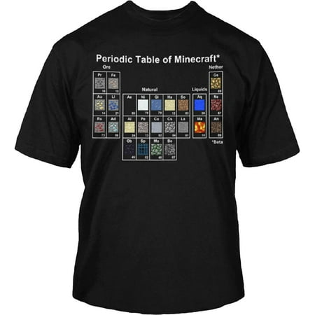 Minecraft Periodic Table Youth T Shirt