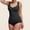 Black, variant on Women's Bust Support Shapewear Tank with Waist and Abdomen Control, Sizes S-3XL