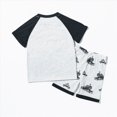 thumbnail image 5 of HCNTES Toddler Boys Pajamas Short Sets Fire Truck Cotton 2 Piece Pjs for Boys Excavator Sleepwear Summer Clothes Kids Jammies Baby Boy Clothes, 5 of 9