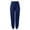 Dark Blue, variant on Zpanxa Womens Long Side Slit Loose Harem Yoga Pants Casual Solid Hollow Elastic Waist Workout Sports Wide Leg Pants Trousers Elegant Flare Leg Long Pants Gray S