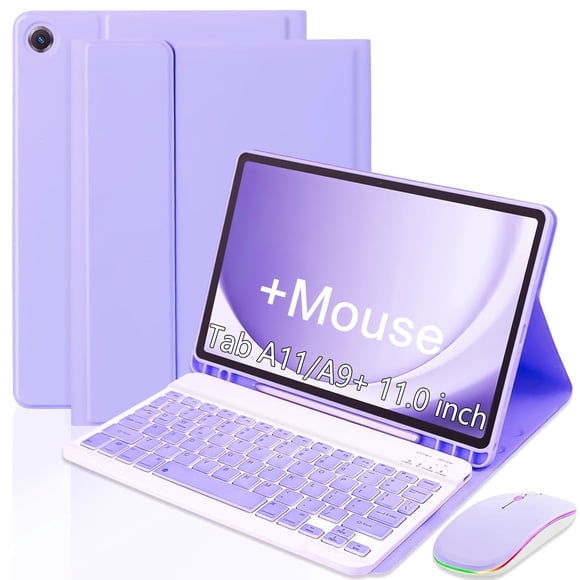Funda con teclado XCHYTECHER para Samsung Galaxy Tab A9+/A11+ de 11"