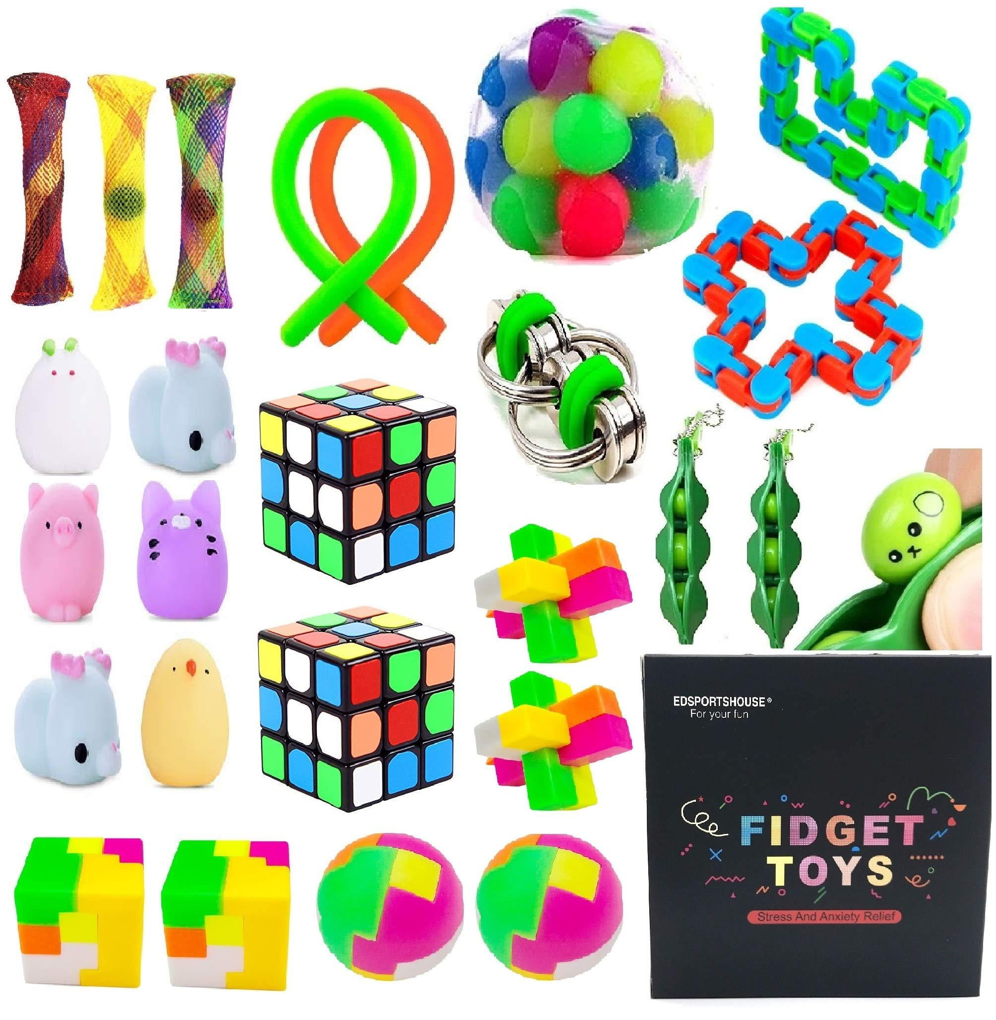EDsportshouse Sensory Toys BundleStress Relief Fidget Hand Toys for