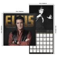 thumbnail image 3 of Elvis Presley Calendar 2026 - Deluxe 2026 King of Rock and Roll Elvis Presley Wall Calendar Bundle with Over 100 Reminder Stickers (Graceland Gifts, Office Supplies), 3 of 7