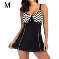 thumbnail image 1 of Langgg Maillot de Bain pour Femmes, Robe Rayée Imprimée, Plage, Aguichant, m, 1 of 6