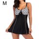 thumbnail image 1 of Soidarity Traje de baño de playa con estampado de piezas para mujer Traje de baño negro METRO Soidarity OD001296-02, 1 of 6