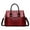 Red, variant on Women's Genuine Leather Handbag - Crocodile Pattern Crossbody Bag with Top Handle, Retro Designer Purse