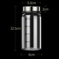 thumbnail image 4 of Dispensador de condimentos para cocina, sin derrames, con control de acero inoxidable Medio, 4 of 4
