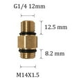 thumbnail image 3 of MYG Adaptateur de Lave-Auto Haute Pression 1/4 Pouces Buse en Mousse pour Machine à Laver Texas, 3 of 5