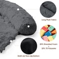thumbnail image 2 of Exnote Calming Dog Bed for Furniture Protector, Shaggy Plush Pet Sofa Cover with Removable Washable Cover, Non-Slip Soft Dog Mat for Small Medium Large Dogs and Cats, Deep Grey, 2 of 9