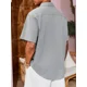 thumbnail image 3 of Playa De Guayabera Cubana Camisas Casual De Lino Para Hombre, 3 of 8
