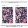 thumbnail image 4 of Yayeee Garden Flag 12"x18" Double Sided Outdoor Yard Lawn Holiday Decorations, Soft Pinks Flowers, 4 of 6