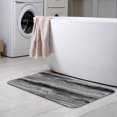 thumbnail image 6 of Pattern Black Vetrical Stripes Bath Rugs 16x24 Inch Non Slip Bath Mat Quick Dry Super Absorbent Thin Bath Rug Fit Under Door Washable Bath Floor Rugs for Bathroom Bathtub Shower Sink,Multi 2, 6 of 6